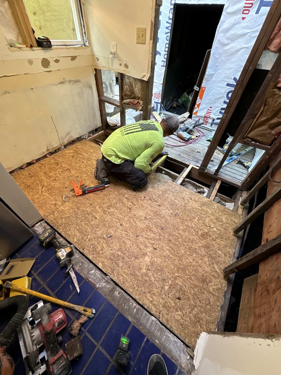 Demo — down to subfloor